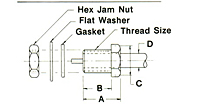 Threaded Bulkhead Fitting